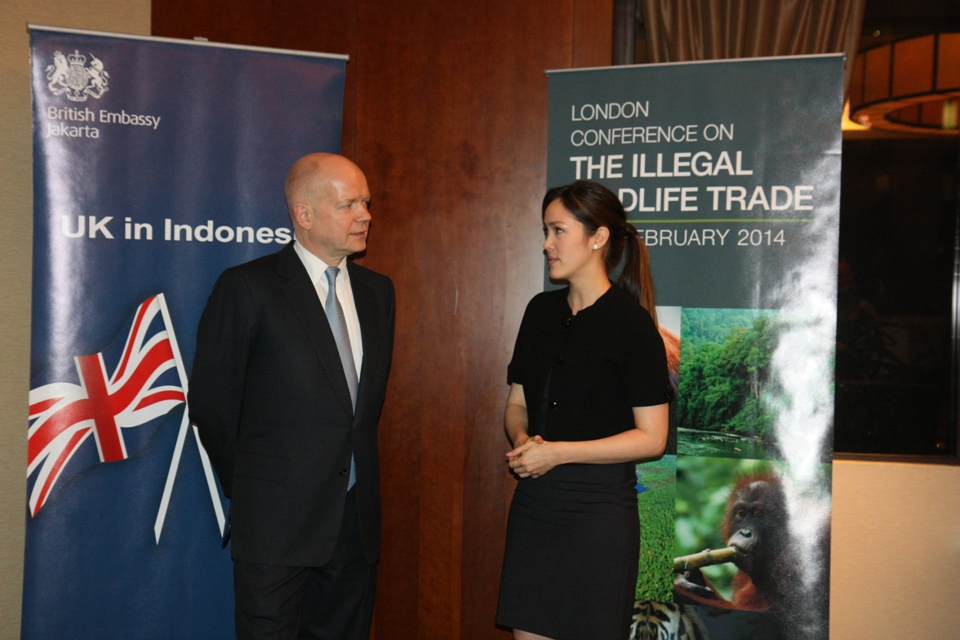  Illegal Wildlife Trade discussion with Indonesian celebrity/activist Cathy Sharon