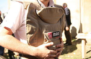 Ambassador Fletcher at Deir Dourit village in Chouf