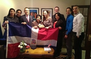 Meeting at the Dominican Embassy in London