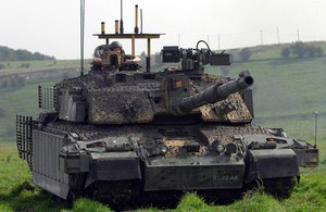 A Challenger 2 tank on Salisbury Plain (library image) [Picture: Sergeant Russ Nolan RLC, Crown copyright]