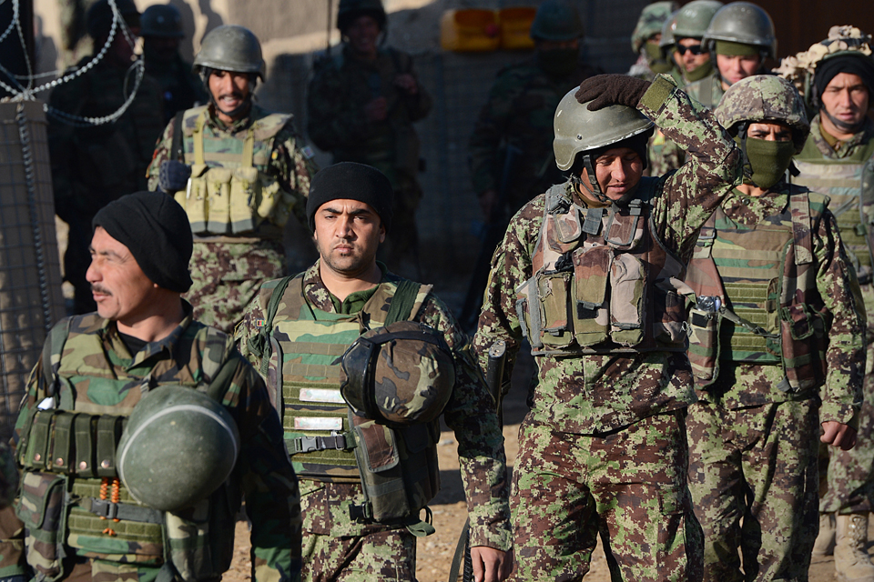 Afghan soldiers