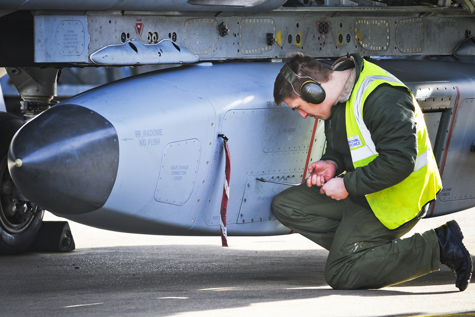 An RAF engineer