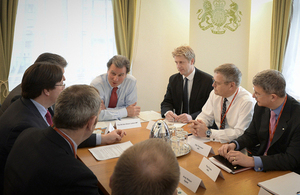 Ministers met insurance industry leaders