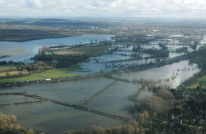 Flooded field