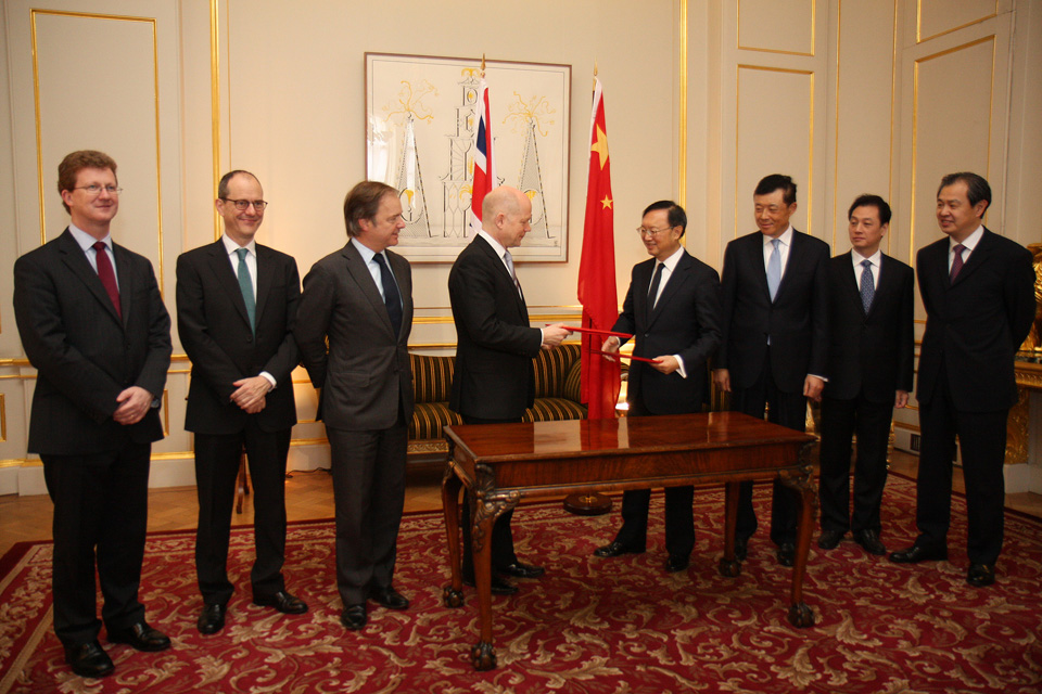 The Foreign Secretary and State Councillor Yang held talks on Thursday and Friday this week. 