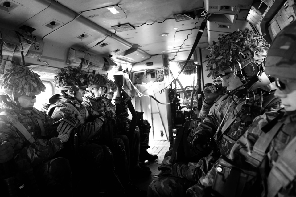 Soldiers from 1st The Queen's Dragoon Guards