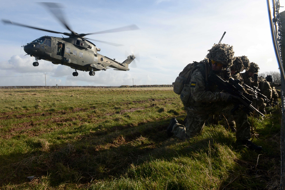 Soldiers from 1st The Queen's Dragoon Guards