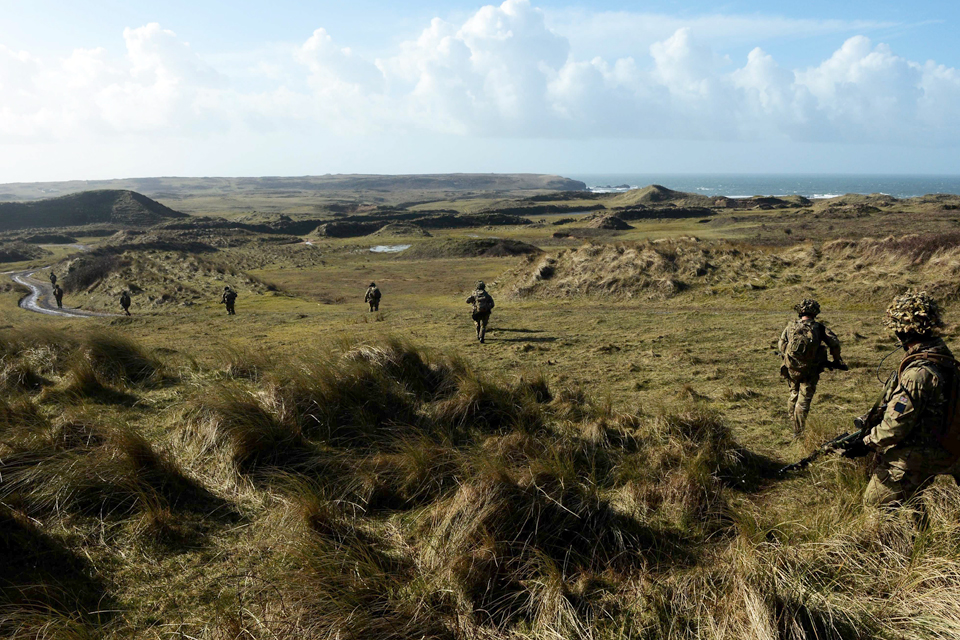 Soldiers from 1st The Queen's Dragoon Guards