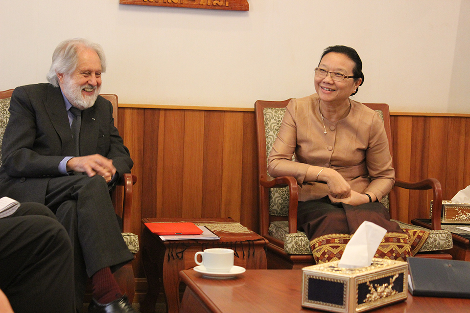 Lord Puttnam and Mme Sengdeuane