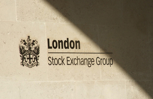 London Stock Exchange sign