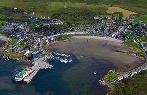 Port Ellen on Islay in Scotland