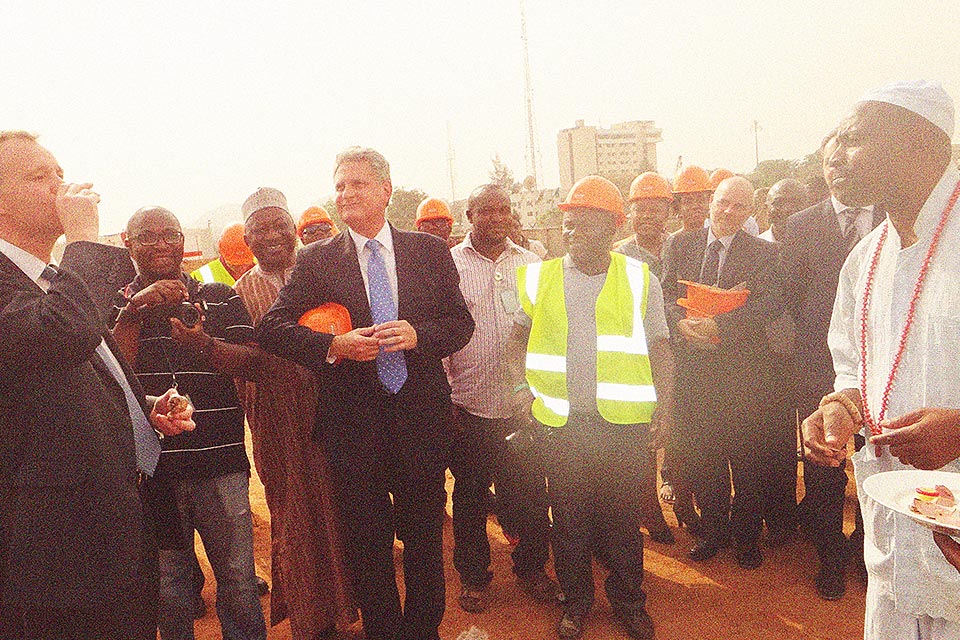 traditional ground breaking ceremony