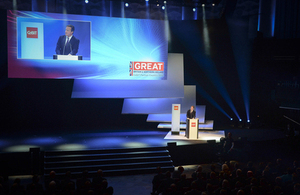 David Cameron and Chancellor Merkel at CeBIT trade fair