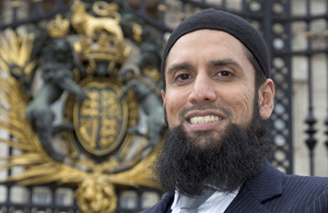 Imam Asim Hafiz [Picture: Petty Officer (Photographer) Derek Wade, Crown copyright]