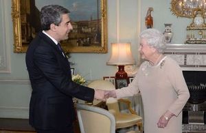 Queen Elizabeth II welcomes the President of Bulgaria