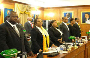 Members of the Turks and Caicos Cabinet