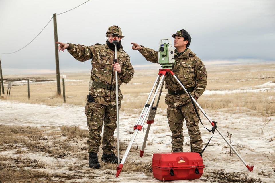 Soldiers from 69 Gurkha Field Squadron on exercise in Canada