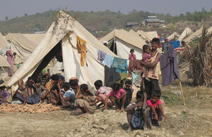 The Rohingya community in Myebon