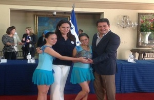 Honduras welcomed representatives from the British organization "Spirit of Football"