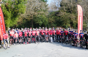 Members of the Army Cycling Union at Capel Curig Training Camp [Picture: Crown copyright]