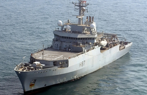 HMS Echo at sea (library image) [Picture: Leading Airman (Photographer) Chris Wenham, Crown Copyright]