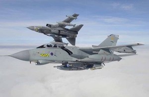 Tornado GR4 jets on a reconnaissance mission [Picture: Jamie Hunter, Crown copyright]