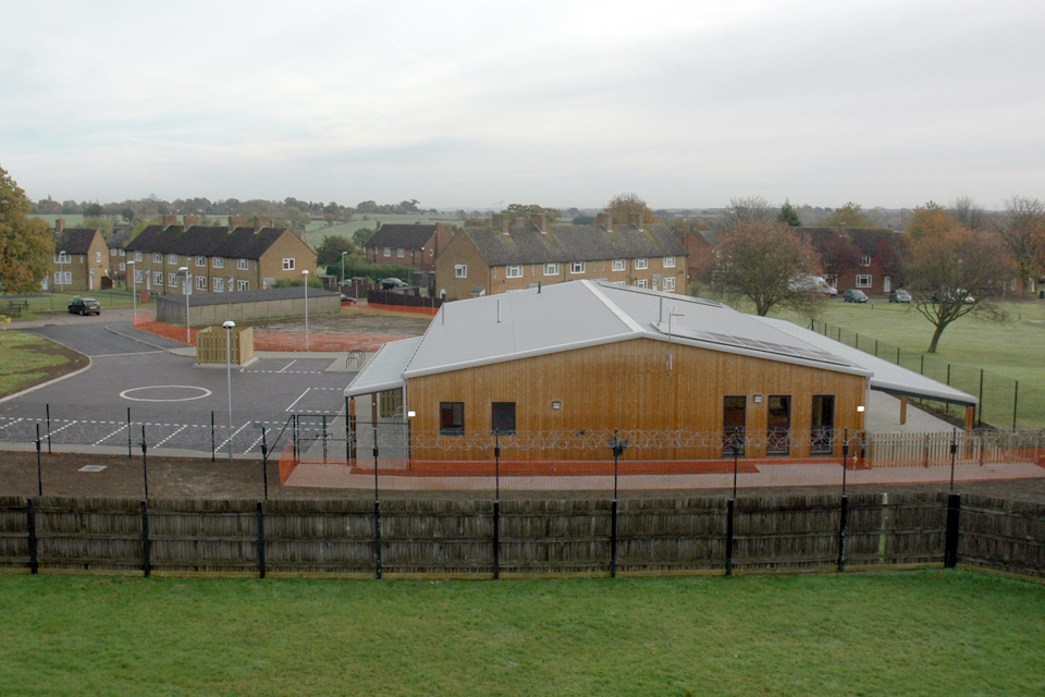 The new Wattisham Airfield Childcare Centre