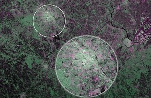 Brussels as the first image from Sentinel-1A