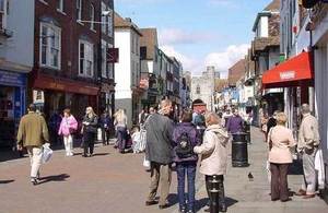 Canterbury high street.