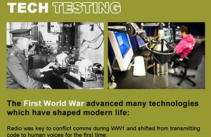 tech testing postcard