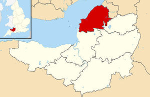 North Somerset map