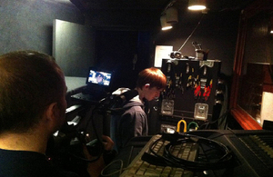 Jak volunteering as a theatre Sound Assistant