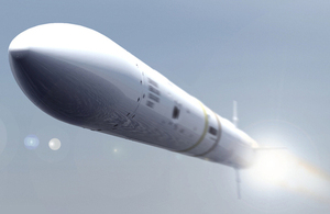 Computer-generated image of MBDA's common anti-air modular missile [Picture: MBDA]