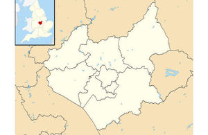 Leicestershire map
