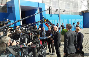 The Foreign Secretary speaking at the Council of Europe meeting