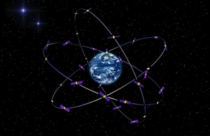 Artist's impression of Galileo constellation
