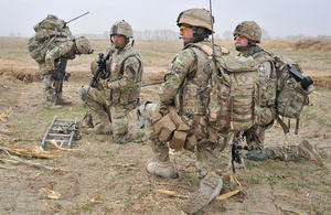 Soldiers from 20th Armoured Brigade on operations in Afghanistan (library image) [Picture: Sergeant Wes Calder RLC, Crown copyright]