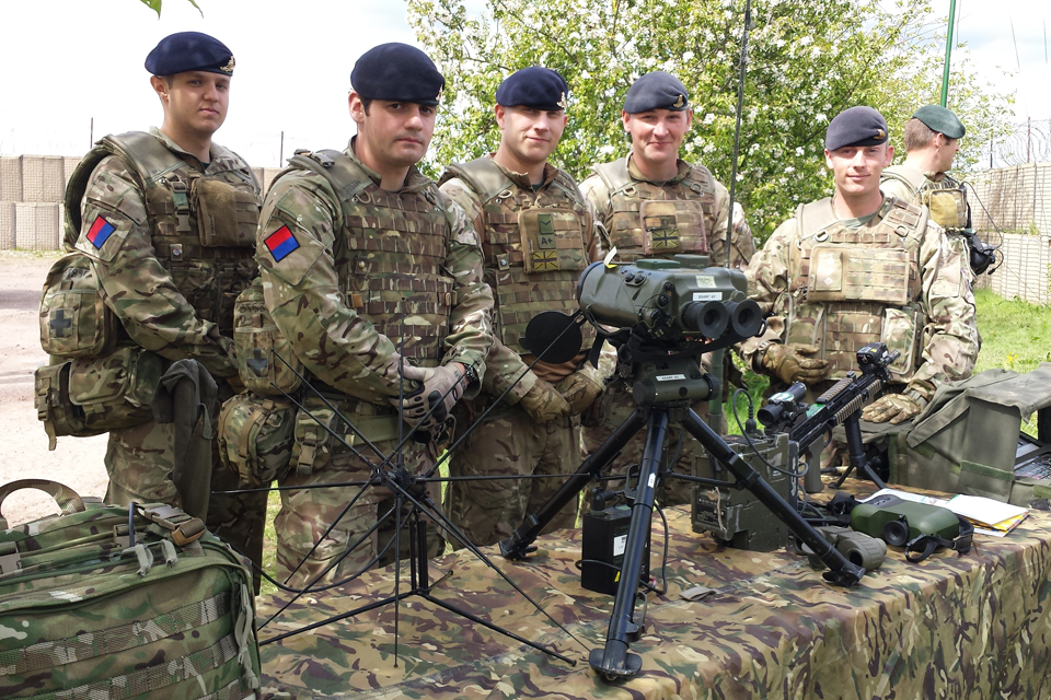 Members of a fire support team 