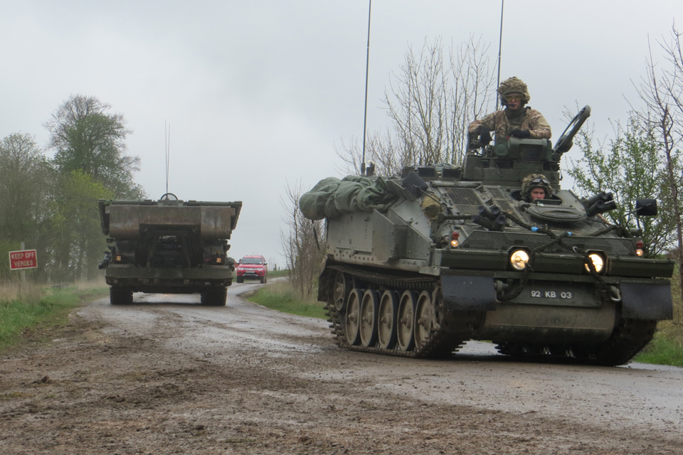 Soldiers take part in Exercise Zulu Run