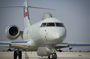 An RAF Sentinel R1 from 5 (Army Cooperation) Squadron (library image) [Picture: Sergeant Ross Tilly RAF, Crown copyright]
