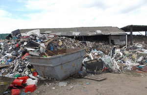 Waste site on Wigwam Lane, Huckall