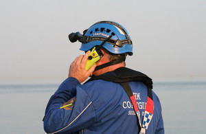 Coastguard rescue officer