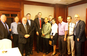 Amb Sayakane business lunch