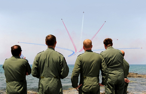 The Royal Air Force Aerobatic Team, the Red Arrows [Picture: Crown copyright]