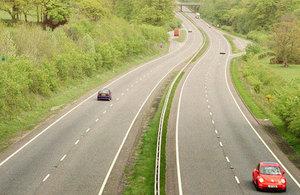 Cars on road