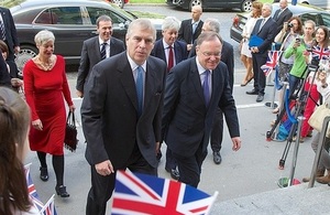 Arrival at the Lower Saxony State Museum with Minister President Weil