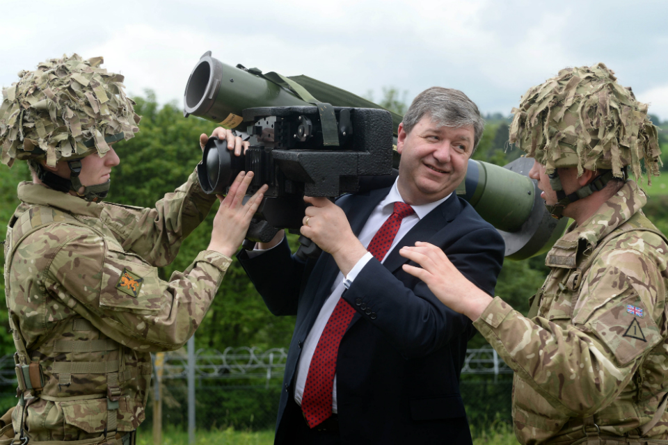 Alistair Carmichael at Glencorse Barracks