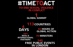 Global Summit to End Sexual Violence in Conflict in numbers