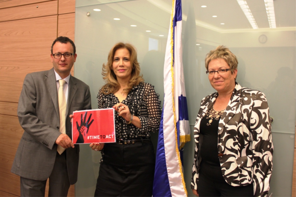 Ambassador Matthew Gould, MK Aliza Lavi and MS. Vered Swid