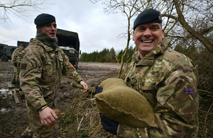 Reserve Soldiers of 7th Battalion The Rifles help to breach a dam (library image) [Picture: Corporal Richard Cave, Crown copyright]